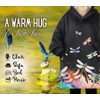 Huglanket Dragonfly Gifts for Women, Wearable Flannel Dragonfly Blanket Hoodie,