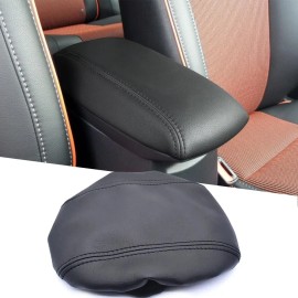 JJMY For Toyata Corolla 2014-2019 Black Middle Console Lid Arm Rest Cover Cushion Pad