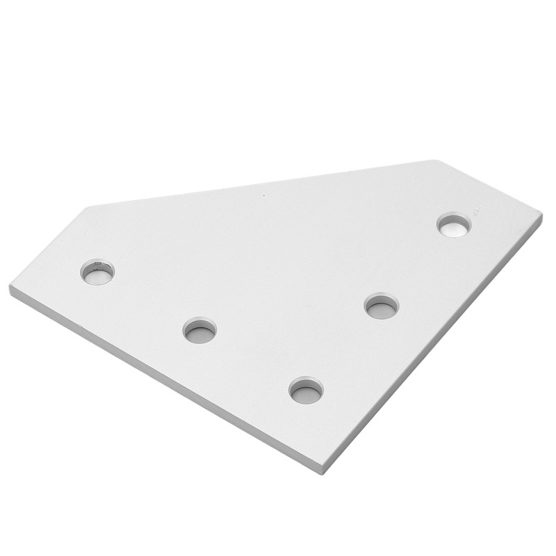 5PCS Flat Tie Plate Aluminum Alloy 5 Holes Compression Resistance