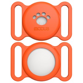 MODUS GPS Tracker Dog Collar Holder, Mini GPS Cat Dog Tracker Case, Real-Time Location Pet Tracking Smart Tracker (iOS Only), No Monthly Fee Cat Collar Holder(Locator Included)