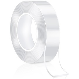 Bolatus 300 cm Double-Sided Tape Transparent Extra Strong Nano Double Sided Tape Removable Double Sided Tape Thin for Home, Kitchen, Car or Multipurpose (1 Roll)