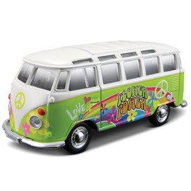 Tobar 1:25 Scale Hippie Line Volkswagen Samba Van (Colours May Vary)