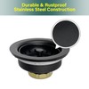 MAX DISPOSER Kitchen Sink Drain Assembly 3-1/2 Inch - Kitchen