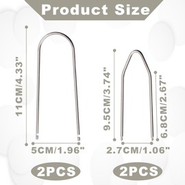 4pcs Radio Release Key Car Radio Removal Tool, Car Radio Shackle Removal Instrument Key DIN Release Buttons, Compatible with FIAT, Radio Removal Tool for Car Radio Repair