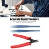 Repair Tweezers Pliers Accurate Electronic Electrician Tool Kit for Mobile