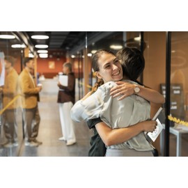 Friendly Fox Thank You Cards Eucalyptus, 12 Thank You Cards with Eucalyptus, Folding Card Blank with Kraft Paper Envelope, DIN A6 Cards Say Thank You