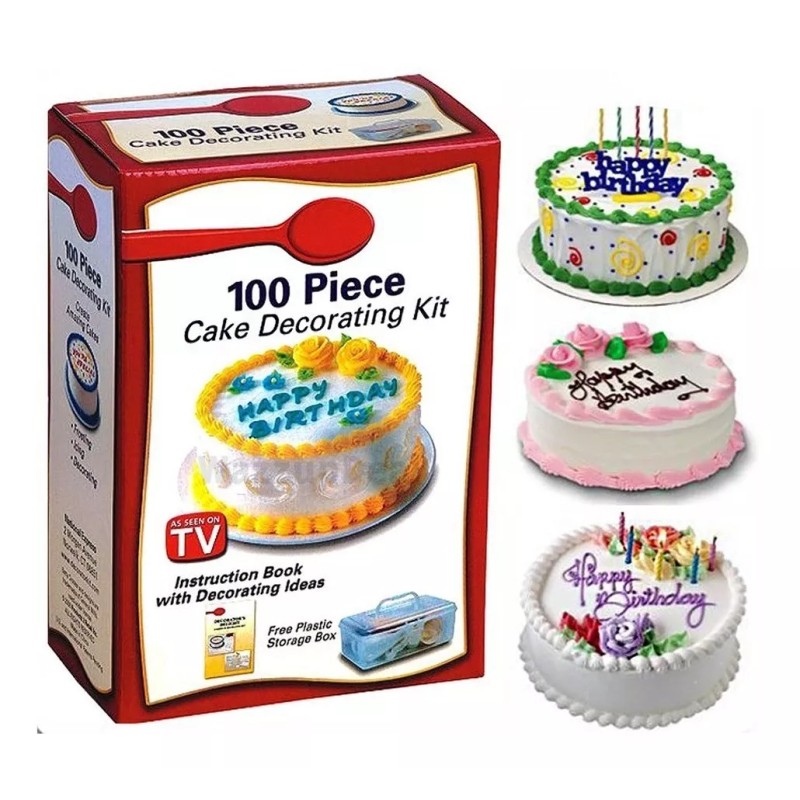 TechMel Kit 200 Pzs Para Decorar Pastel Reposteria Letras Boquillas
