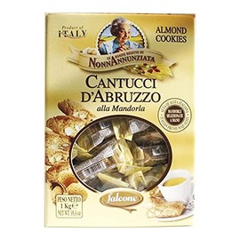 Falcone Cookies (Almond Cantucci, 1Kg. (2.2 lb Box))