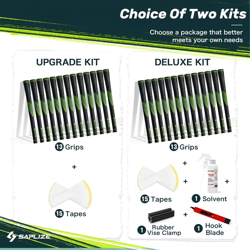 SAPLIZE G30 Classic Golf Grips Set, Popular Picks with Great