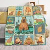 Capybara Blanket Gift for Girls Boys Kids Animals Lovers Soft