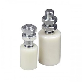 DOJA Industrial | Nylon Sliding Castors | 30 mm x 40 mm | 2 Units | Sliding Door Rail | Guide Roller | Nylon Wheels | Sliding Doors Guide Wheel Bearing | Runners Floor Wheel | Floor Guide