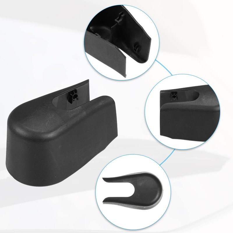 X AUTOHAUX Rear Windshield Wiper Arm Nut Cover Cap Fit