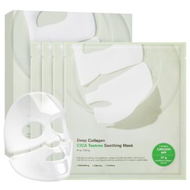 SUNGBOON EDITOR Deep Collagen Cica Tea Tree Overnight Mask 37Gx4Ea  Mascarilla Facial De Colágeno Real Con Árbol De Té Y Centella  Tratamiento Para
