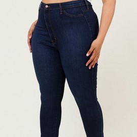 Talia Skinny Fit Jeans (Plus Size) - Size: 3X, Color: Dark Stone