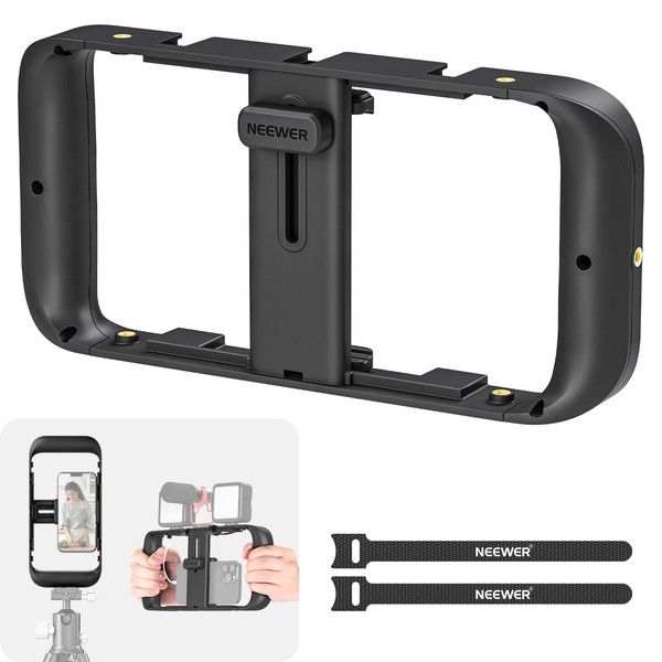 Universal Neewer Smartphone Video Rig with Stabilizer Grip Tripod Mount