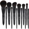 EVRCHGIEA Makeup Brush Sets, 12 PCS Wood Handle Soft Synthetic