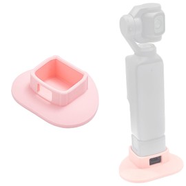 PWireless Camera Mount Stand Base for DJI Osmo Pocket 3, Stable Desktop Support Bracket for Camera Compact Portable Base Support Stand Accessories for Osmo Pocket 3 (Pink)