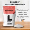 LifeLab Supplements Apple Pectin Powder, 100g - High Fiber Source,