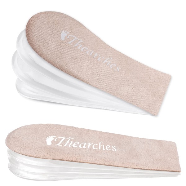 Thearches Adjustable Orthopedic Heel Lift Insole Inserts Gel Height Increase