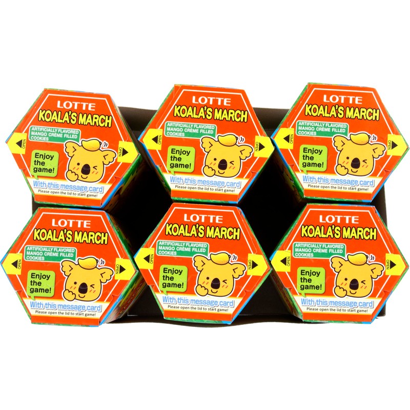 Lotte Koala's March Cookie with Mango Cream, 1.45 oz (Pack