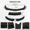 DREAMIZER Front Lip Universal Front Bumper Lip Splitter Spoiler Chin