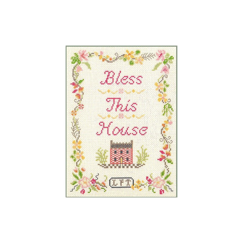 Bless This House' Sampler - Complete Cross Stitch kit on