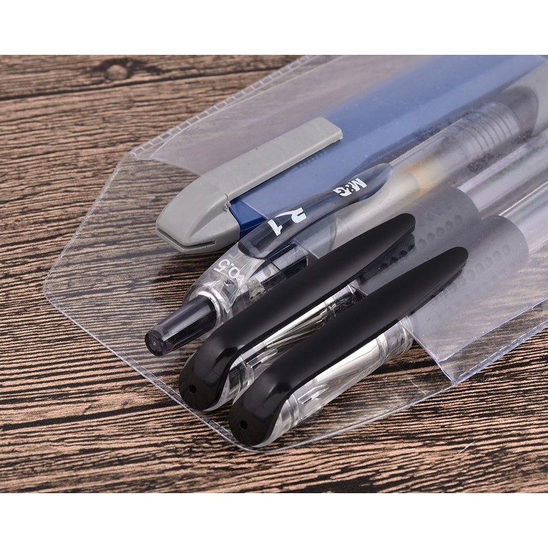 DS. DISTINCTIVE STYLE Shirt Pocket Protector 10 Pieces PVC Pocket