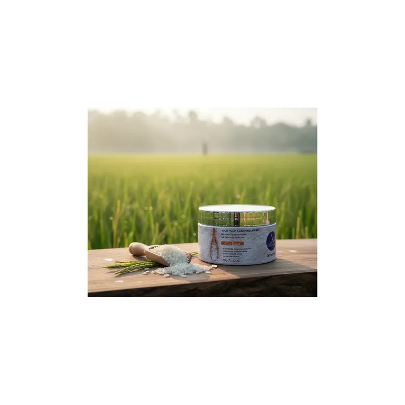 Mascarilla Nocturna De Arroz Humectante Cuidado Facial