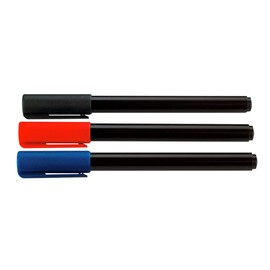 Wenko 5874050500 Universal Marker Set of 3, Red/Black/Blue, 1.5 x 1.5 x 14.1 cm Polypropylene Dividers – Multicoloured