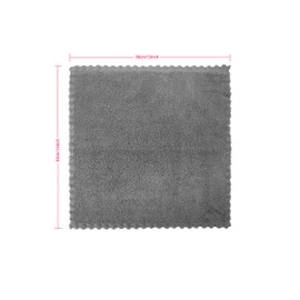 Kyapoo Baby Washcloths 12 Pack 12x12 Inches Microfiber Coral Fleece Extra Absorbent and Soft for Newborns, Infants and Toddlers-Grey