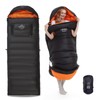 OMVMO 0 20 Degrees F Down Sleeping Bag for Adults,4