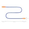 5 Pairs Corded Ear Plugs Reusable Silicone Earplugs with String