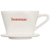 Bonmac 1-2 Cup Coffee Dripper with Measuring Spoon CD-1W White