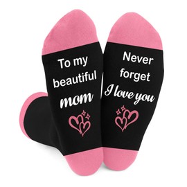 Kiopdse Mom Gifts,Mothers Day Mother's Christmas Valentines Day Valentine's Easter Unique Birthday Gifts for Mom Gift Ideas from Daughter Son Mother Presents for Moms,Funny Sock,Stocking Stuffers