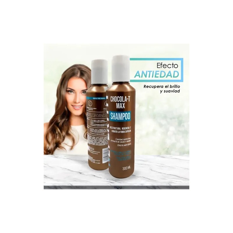 Shampoo Chocolat Max Nefertiti Regenera E Hidrata Tu Cabello