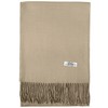 Falari Unisex Cashmere Feel Scarf 78" x 12" Plain Plaid,