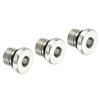 PATIKIL 5/16-24UNF Internal Hex Head Pipe Fitting Plug 3pcs Male