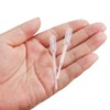 sourcing map 50 Pcs Plastic Disposable Pipettes 0.2ml, Clear Transfer