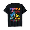 Dinosaurs Theme Birthday Momma Of The Birthday Boy Dinosaur T-Shirt