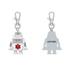 COMTRUDE Robot Medical Alert Keychain Medical Logo Charms Gifts for