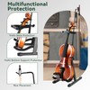 ROWELL Violin Stand Violin Stand with Bow Holder Foldable Portable