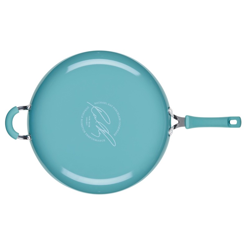 Rachael Ray Cook + Create Nonstick Frying Pan/Skillet with Helper