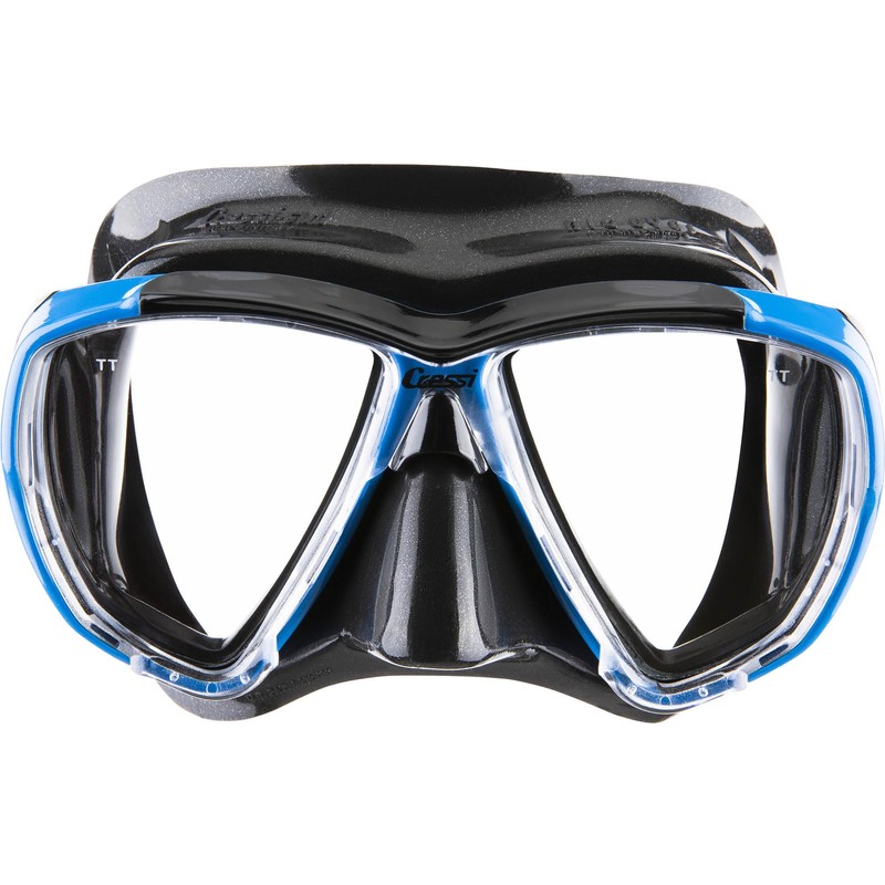 Cressi Big Eyes Scuba Diving and Snorkeling Mask - Blue