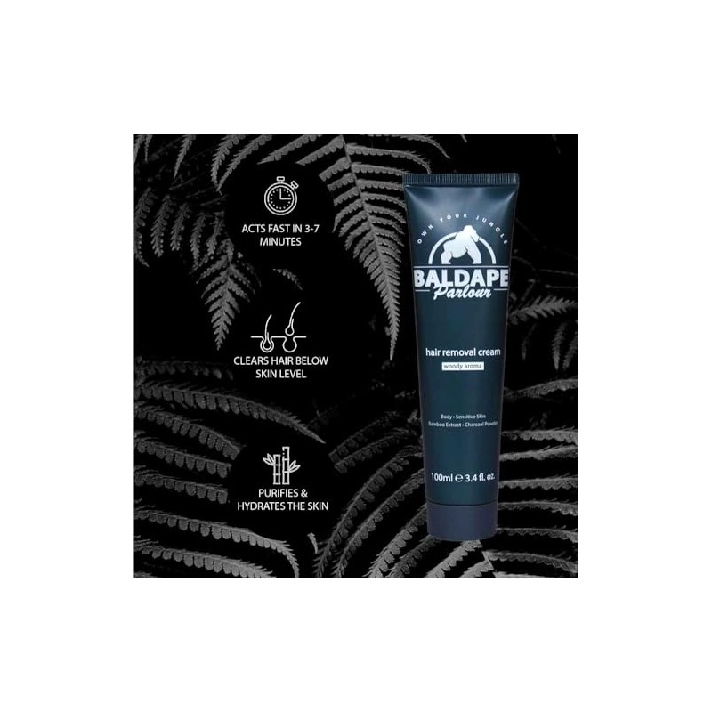 BALDAPE PARLOUR Body & Back Hair Removal Kit with Men's