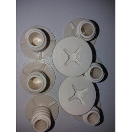 Smoby I1702002 Replacement Screws 8 Pieces Beige with Male Thread for Smoby Playhouses Kitchens Teepee Play Centre