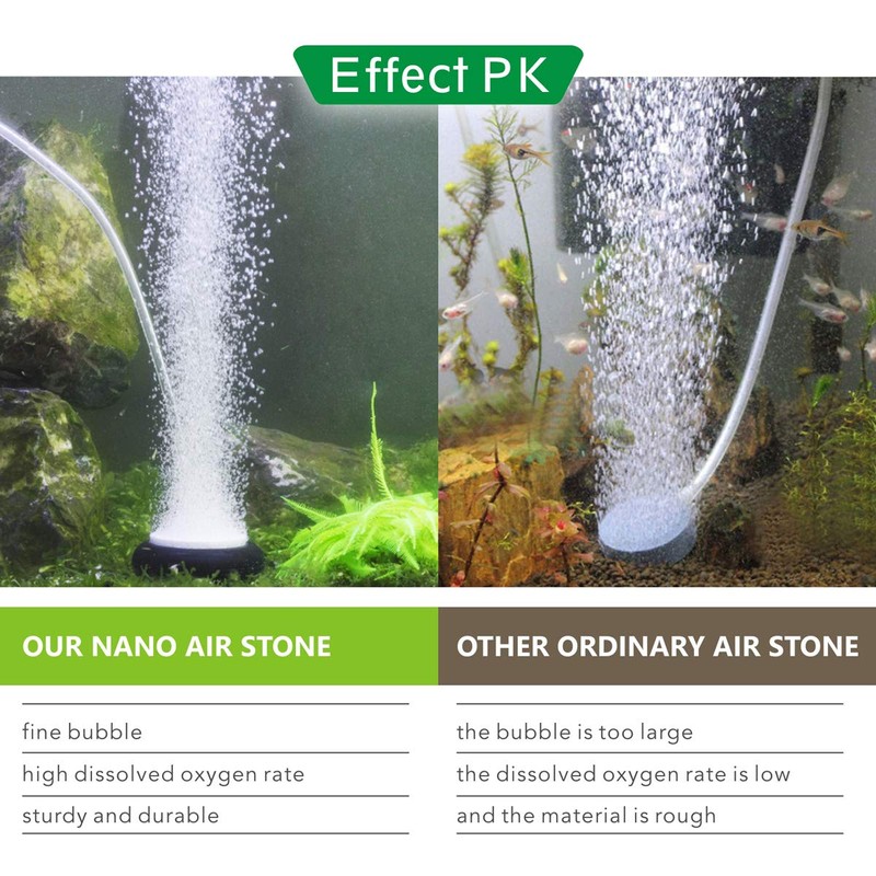 hygger Aquarium Air Stone, Bubble Stone Fish Tank Oxygen Stone