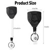 MBAIYO 2 Pcs Heavy Duty Retractable Keychain with Belt Clip,