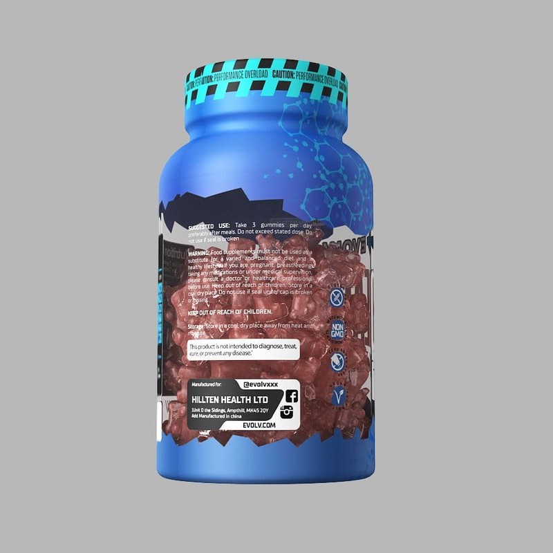 Creatine Gummies with L-Taurine & Vitamin B12 – 90 Vegan