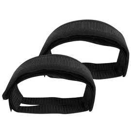 Vbest life 1 par de Correas para pies de Bicicleta Bicicleta Fija para Montar en Bicicleta Pedal de Goma Clip para el Dedo del pie Correa para el pie Correa para el pie Correa para el pie(Negro)