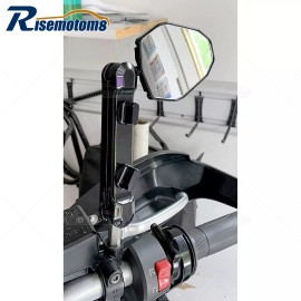 Risemotom8 6” RAM Arms Off-Road Side Mirrors For Kawasaki KLR650 KLX250 KLX110 KX450F KX250